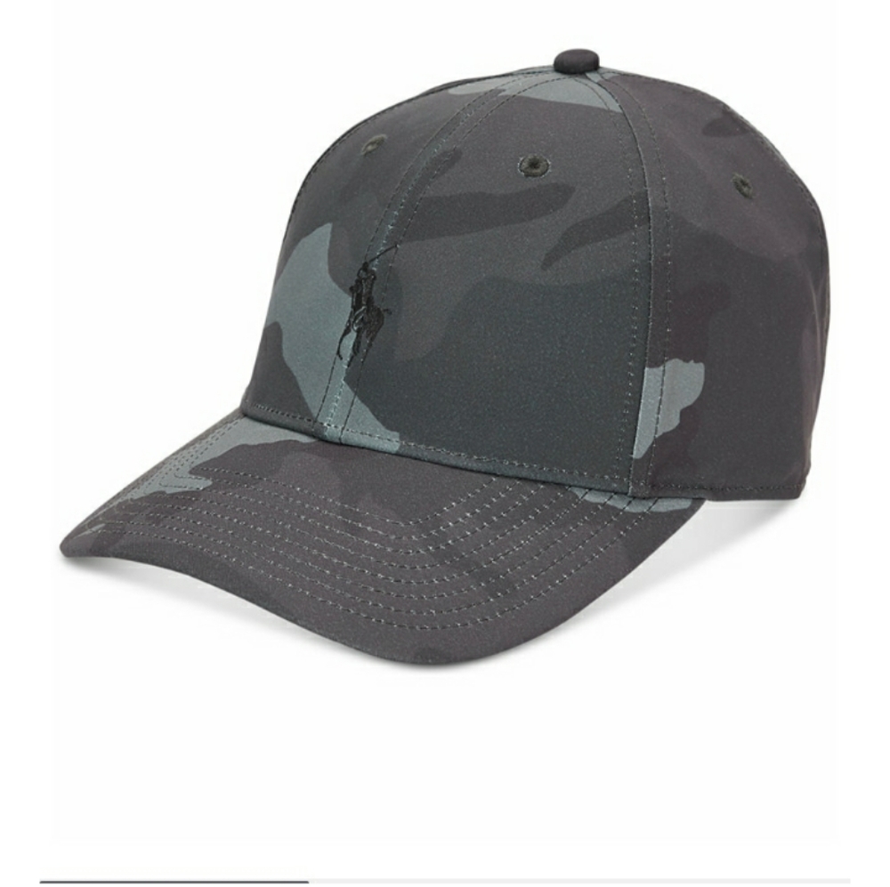 Polo by Ralph Lauren Men’s Camouflage Baseball Cap - Black & Gray